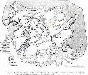 John B. Chapman drew this map in 1852 for the HBC land purchase completed in 1869. All this was owned by the British Company up until then.