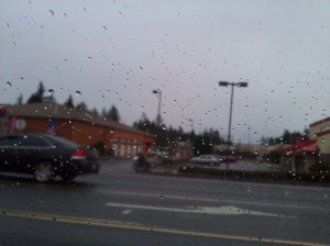 Wheelchair codger car dodger safely on the other side