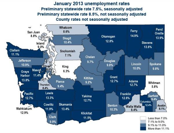 Unemployment Jan 2013