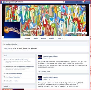 Snip from Erhardt's Facebook page