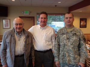 General John Hemphill with Greg Hollman and 