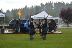 This Clan GOrdon Quartet got a downpouring of support
