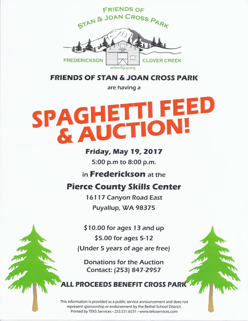 Spaghetti Feed 5 19 2017