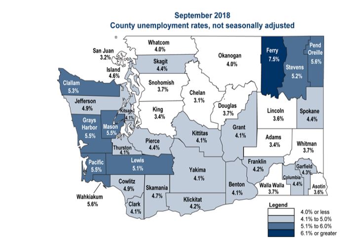 September 2018 unemployment