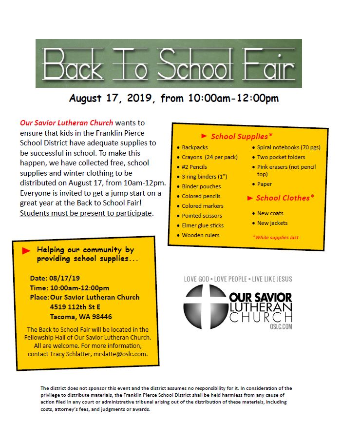 Capture OSLC Back to School Fair